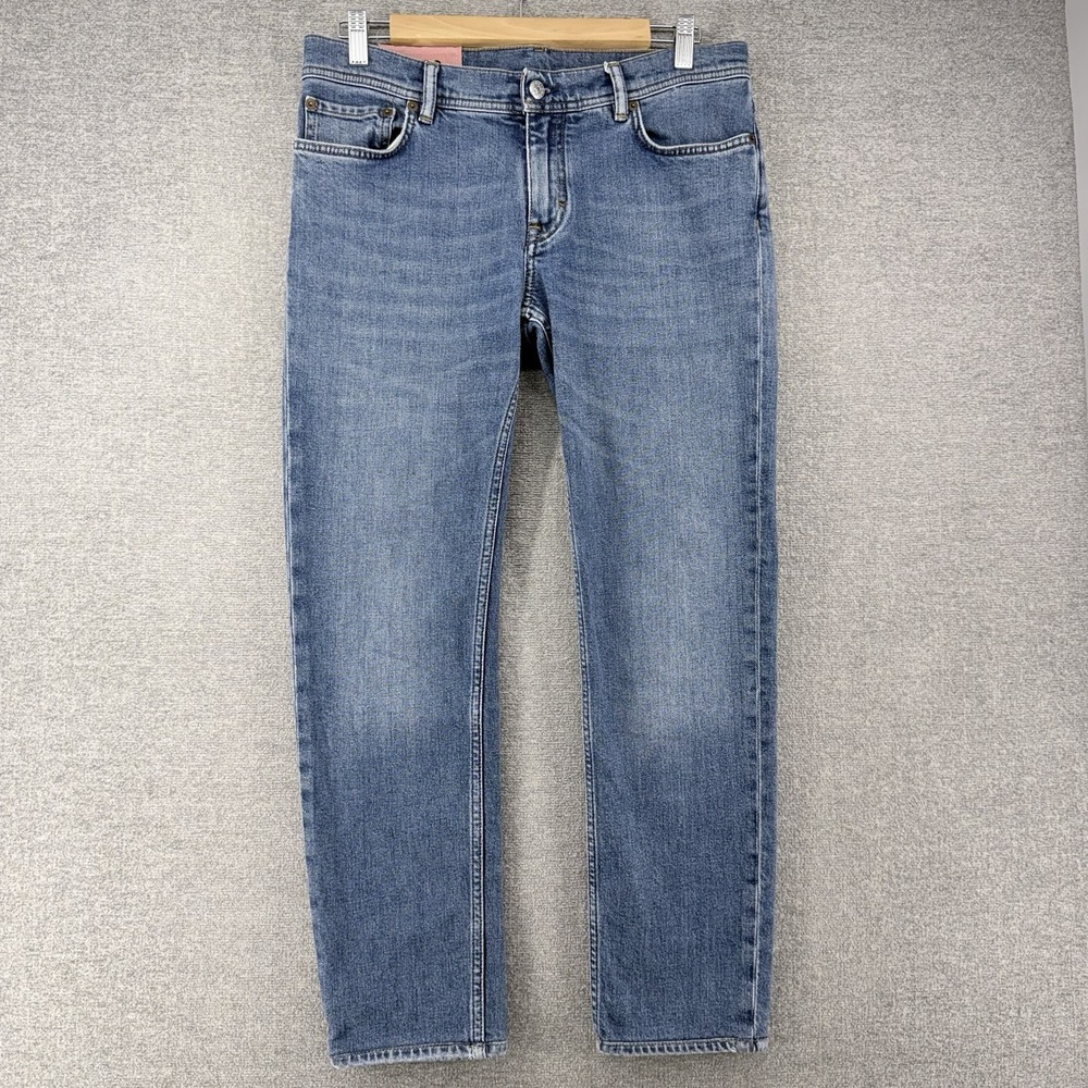 Acne Studio Bla Konst Floragatan 13 Stockholm Jeans Men 30x32 Actual 30x27 Blue